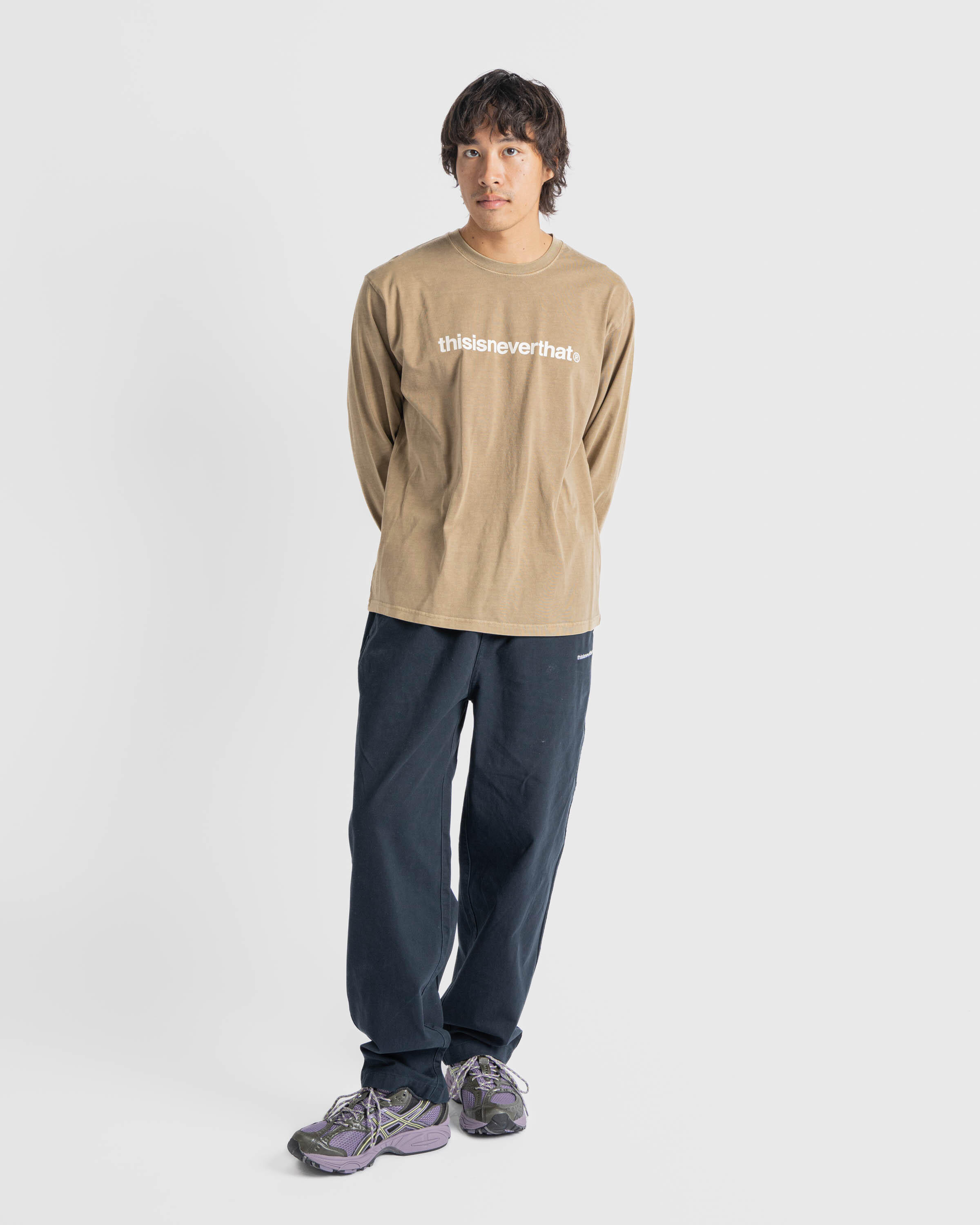 thisisneverthat T-Logo L/S Tee | TN243TTSLT02-COF | AFEW STORE